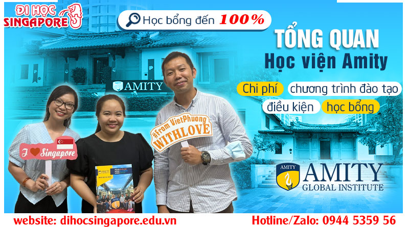 Học bổng 100% tại học viện Amity Singapore