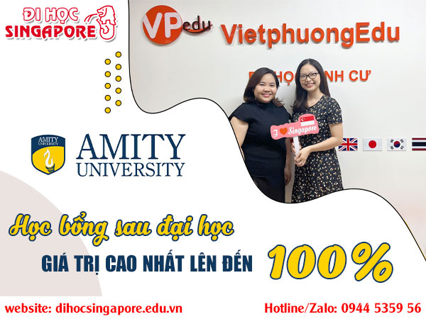 Học bổng sau đại học tại học viện Amity