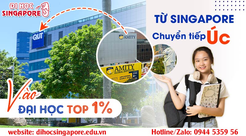 Du học Singapore chuyển tiếp Úc tại Amity