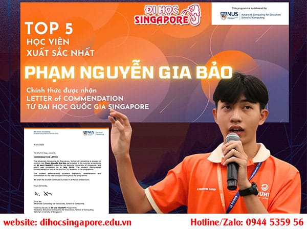 Học sinh du học hè Singapore của Dihocsingapore