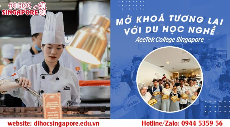 Du học nghề Singapore trường AceTek College